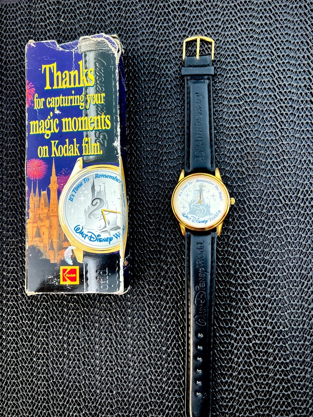 Vintage Disney and Kodak Films 25yr Anniversary Promotional Watch New